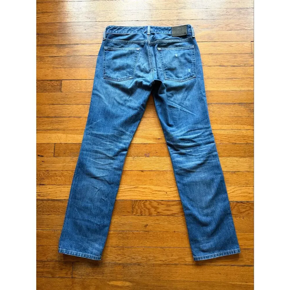 BONOBOS 'The Blue Jean' Slim Distressed Denim Mens sz 30/30